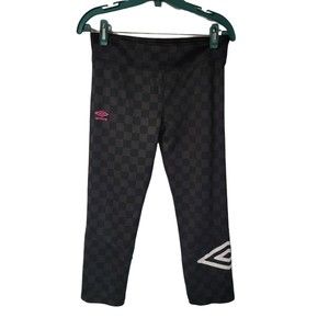 Umbro Women's Leggings size xl 14/16 low‎ rise Black
